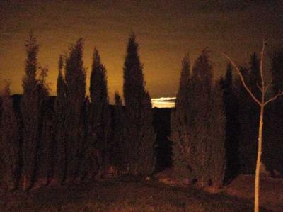 UN ATARDECER DE INVIERNO EN CASA.